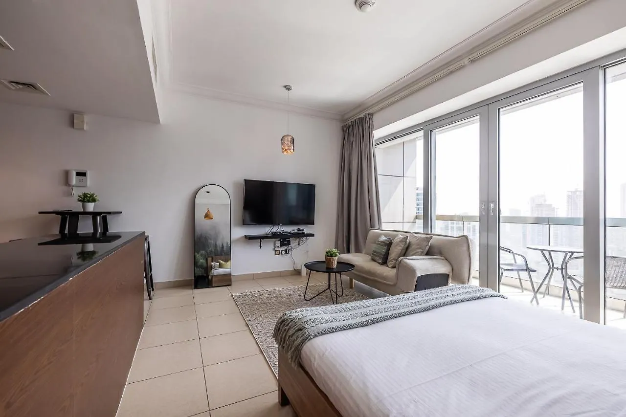 Lägenhet Spacious Studio In Downtown I 8 Boulevard Walk Dubai Förenade Arabemiraten