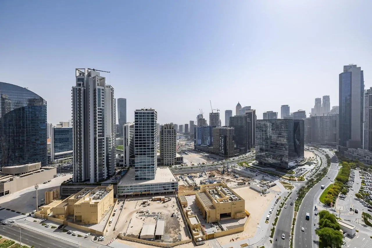 Spacious Studio In Downtown I 8 Boulevard Walk Dubai Förenade Arabemiraten