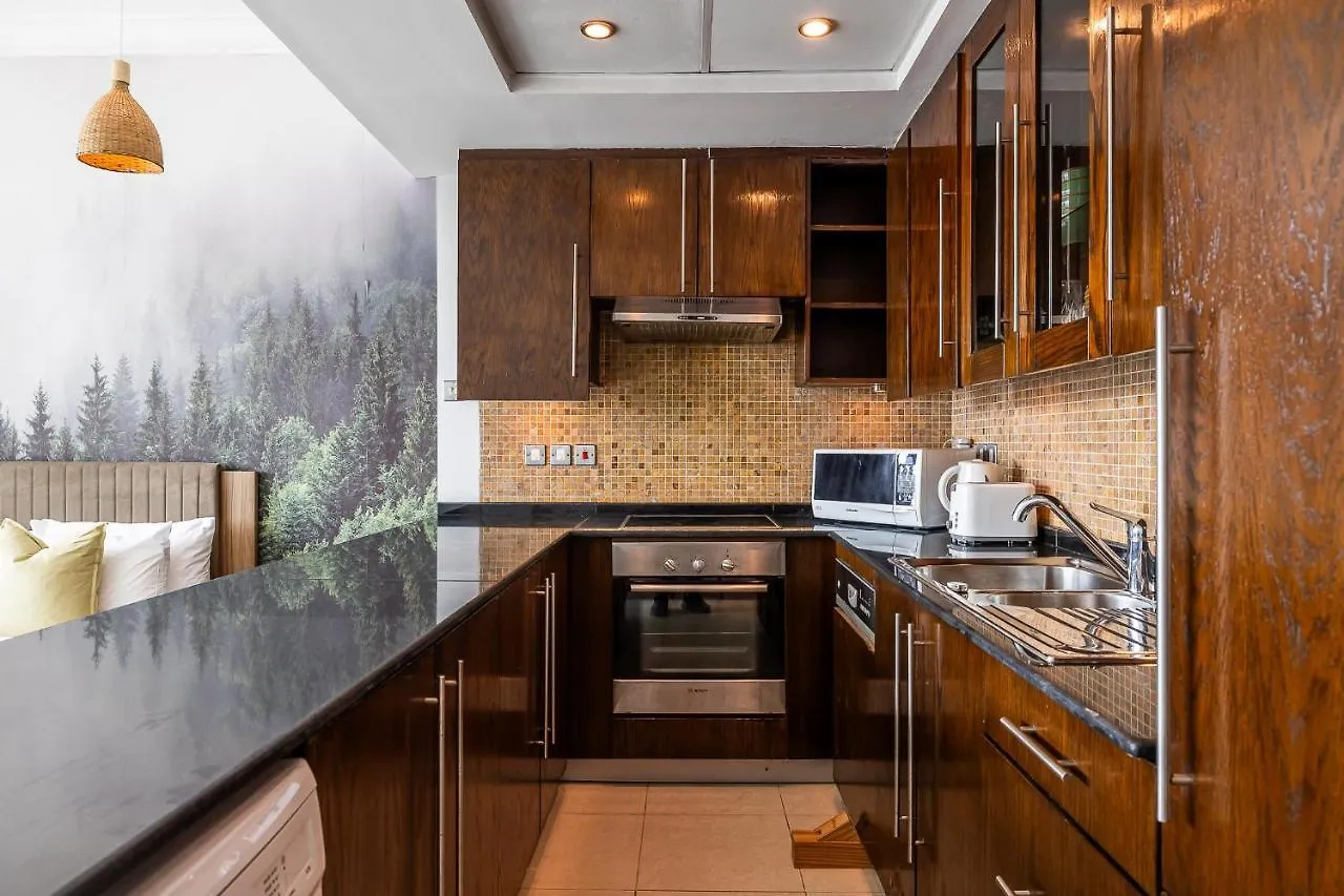 Spacious Studio In Downtown I 8 Boulevard Walk Dubai Lägenhet